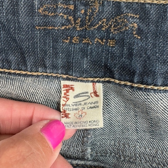 Silver Bootcut Flare Julia Jeans Womens Size 29X32 Dark Wash Mid Rise - Picture 5 of 14